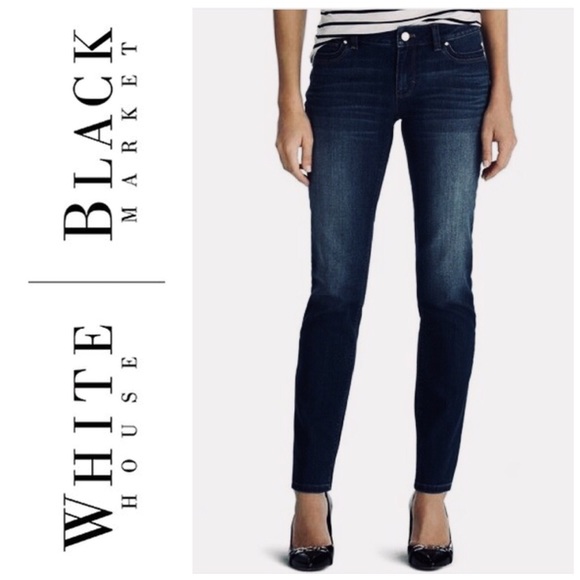 White House Black Market Denim - WHITE HOUSE BLACK MARKET SLIM LEG JEANS SZ 0S White House Black Market Denim - WHITE HOUSE BLACK MARKET SLIM LEG JEANS SZ 0S